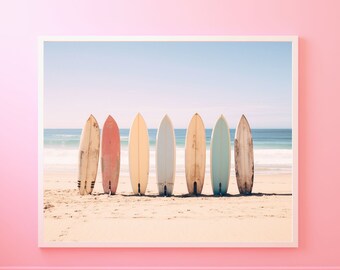 Surf Print - Surf Art | California Print | Surf Nursery | Surf Decor | Digital Download