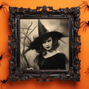 Impresión de brujas - Impresión de Halloween / Arte de pared de Halloween / Halloween imprimible / Cartel de brujas