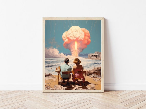 Retro Wall Art - Surreal Art Print | Trippy Art | Indie Room Decor | Retro Poster | Digital Download