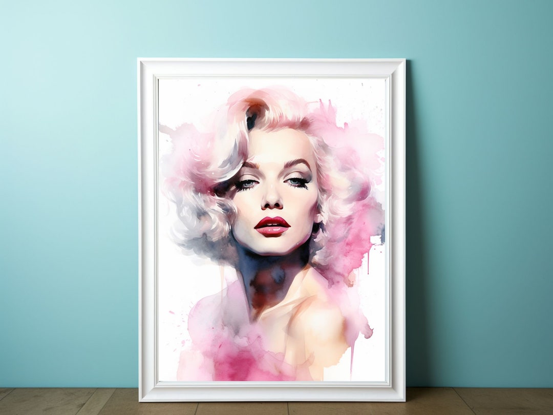Marilyn Monroe Print - Digital Download | Makeup Room Decor | Feminine ...