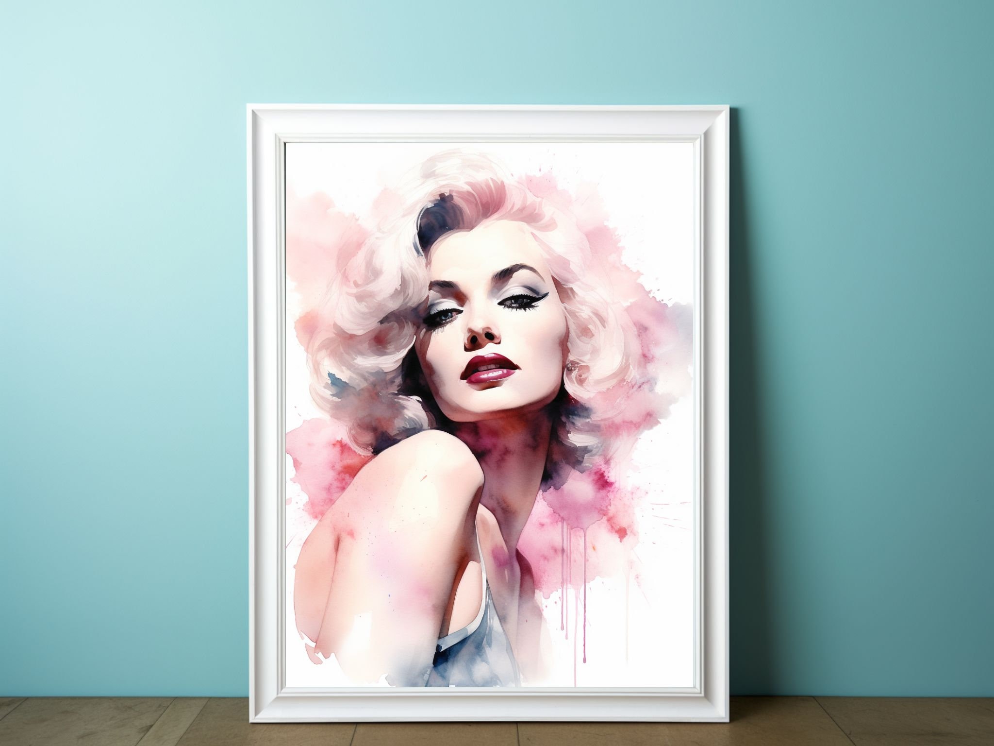 Marilyn Monroe Print - Digital Download | Makeup Room Decor | Feminine ...