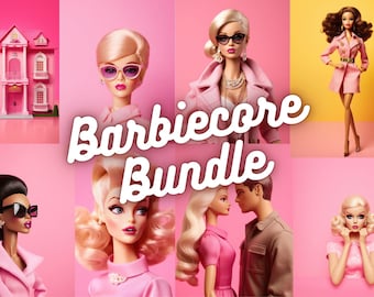 Barbiecore Bundle - Hot Pink Decor | Digital Downloads | Girly Wall Decor | Barbiecore Decor | Printable Art