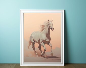 Horse Print  - Cowgirl Aesthetic | Girly Wall Art | Cowgirl Decor | Western Wall Art | Printable Wall Art
