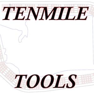 4 Track Washington State Cribbage board SVG template files