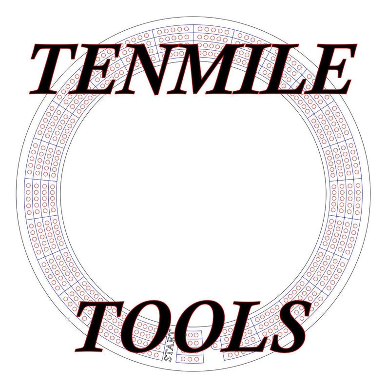 4 Track Round Cribbage Board SVG Template Files - Etsy