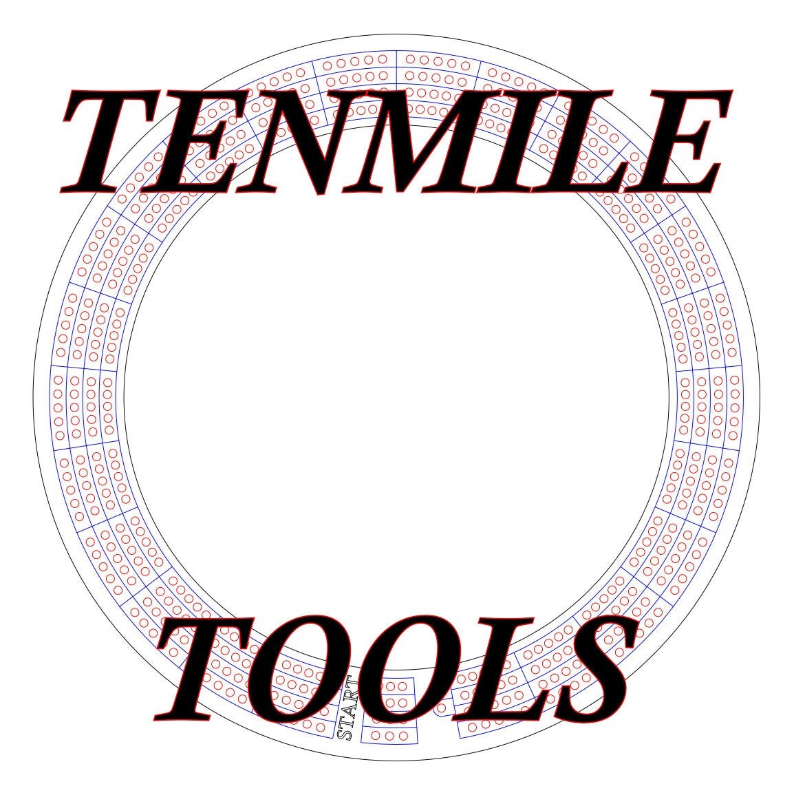 4 Track Round Cribbage Board SVG Template Files - Etsy