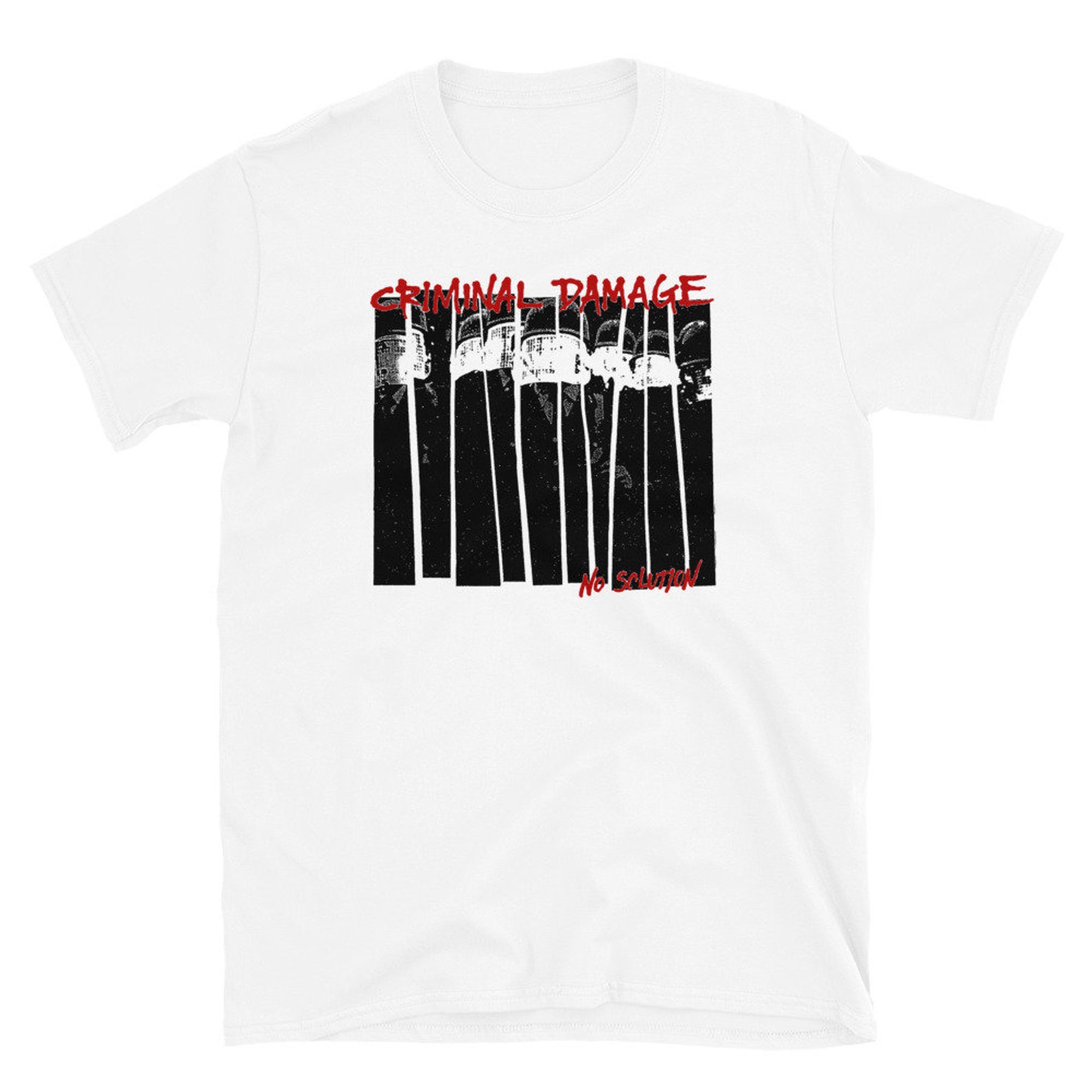 CRIMINAL DAMAGE No Solution shirt | Etsy