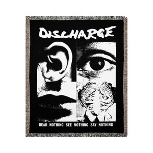 DISCHARGE Woven Blanket