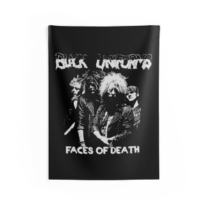 BLACK UNIFORMS Tapestry