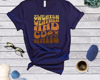 Knitting Shirt Gift For Knitter T shirt Knit Funny Knitting Tee For Knitting Lover Knitting Gift Knitter Top Cute Knitting Tshirt Knit Gift