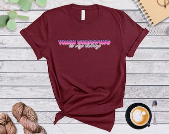 Knitting Shirt Gift For Knitter T shirt Knit Funny Knitting Tee For Knitting Lover Knitting Gift Knitter Top Cute Knitting Tshirt Knit Gift