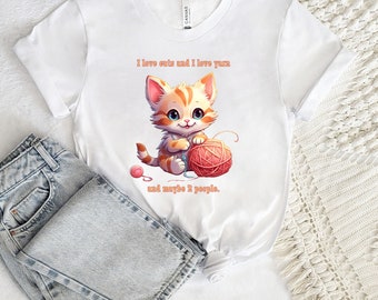 Knitting Shirt Gift For Knitter T shirt Knit Funny Knitting Tee For Knitting Lover Knitting Gift Knitter Top Cute Knitting Tshirt Knit Gift