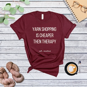 Knitting Shirt Gift For Knitter T shirt Knit Funny Knitting Tee For Knitting Lover Knitting Gift Knitter Top Cute Knitting Tshirt Knit Gift