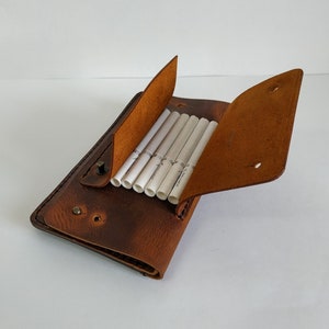 Tobacco Bag, Leather Tobacco Case, Tobacco Holder, Personalized Tobacco Bag , Leather Tobacco Pouch