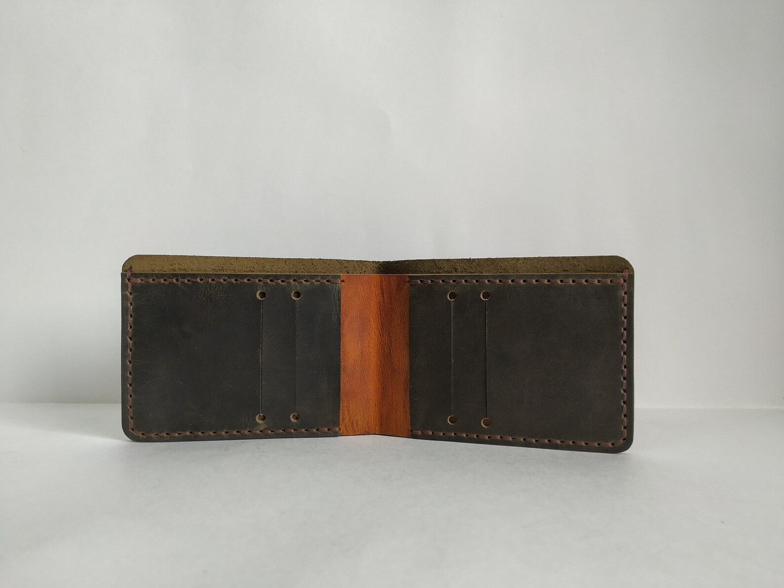 Handmade Leather Wallet Personalized Wallet Valentine's Etsy