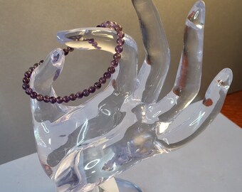 Amethyst Beaded Bracelet 4m