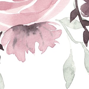 Printable Watercolor Floral Wall Art | Digital Wall Art Print | Home ...