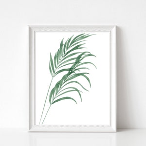 Watercolor Botanical Print | Modern Plants | Digital Wall Art Print | Home Decor Wall Art | Digital Download | Instant Download