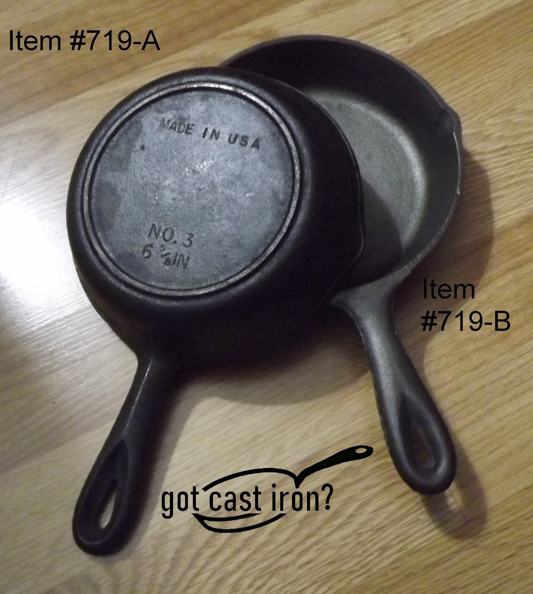 Birmingham Stove and Range (BSR) Number 5 Skillet Item Number 182