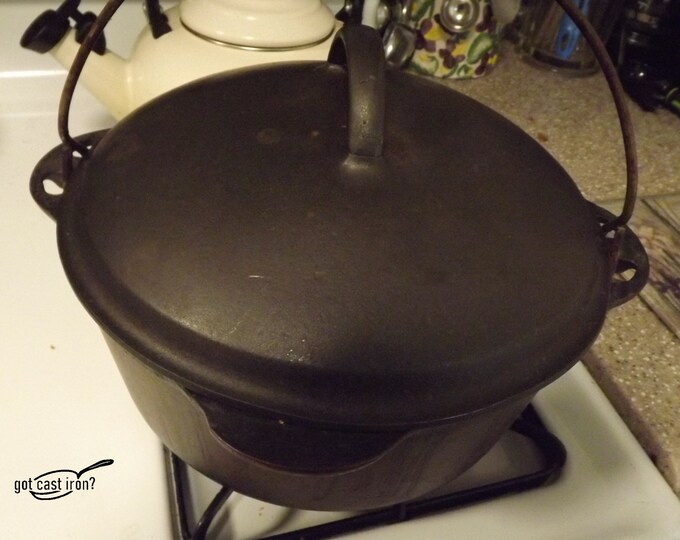 Griswold 8 Dutch Oven Large Logo Inventory Number 634 Etsy