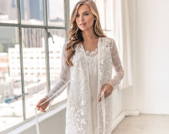 Santorini Maxi Bridal Robe