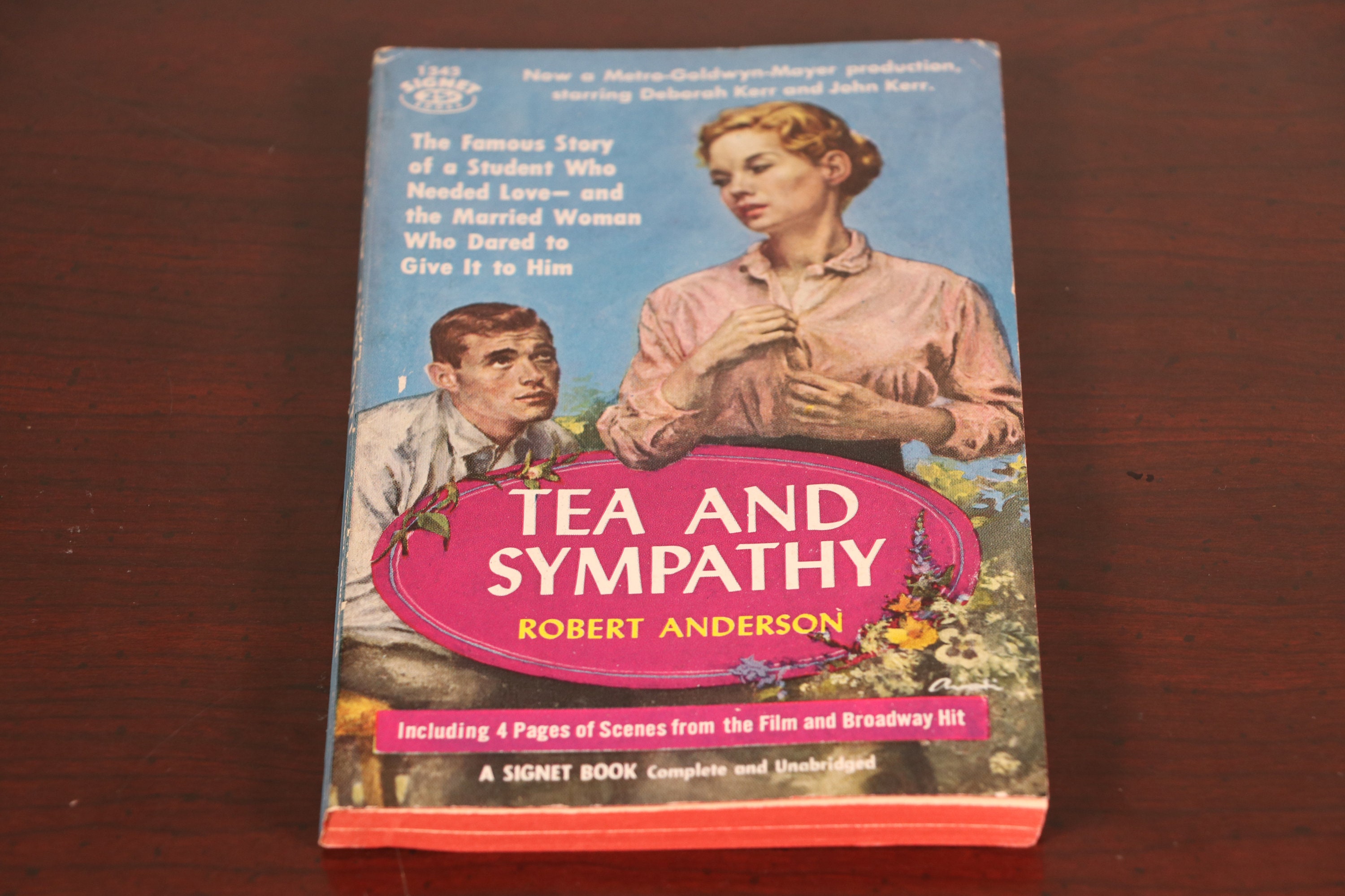Vintage Tea and Sympathy by Robert Anderson 1956 Vintage Book Etsy