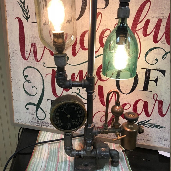Iron Pipe Lamp - Etsy