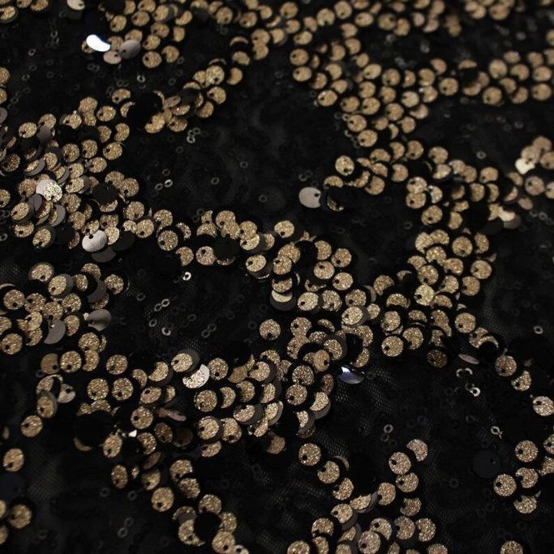 Fame Stretch Mesh Sequin Fabric Blue Moon Fabrics Etsy