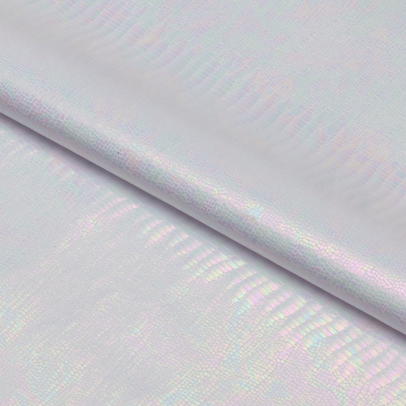 Oil Slick Python Hologram Spandex | Blue Moon Fabrics - Etsy