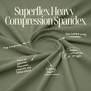 Superflex Heavy Compression Spandex – tkanina na odzież sportową i odzież sportową | Blue Moon Fabrics