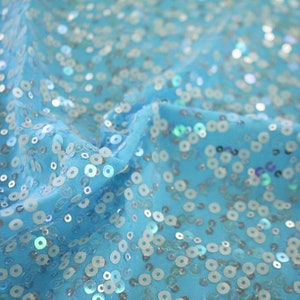 Liebling Spandex Pailletten | Blauer Mond Stoffe
