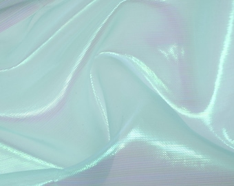 Tela de organza iridiscente pastel / Telas Blue Moon