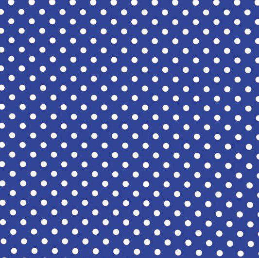 ポルカドット 1/4インチ プリントスパンデックス | Blue Moon Fabrics