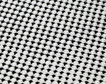 Cupped Aluminum Scale Mesh | Blue Moon Fabrics