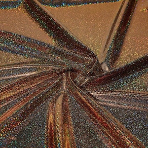 Sparkles Foiled Spandex Fabric | Blue Moon Fabrics