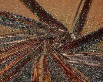 Sparkles Foiled Spandex Fabric | Blue Moon Fabrics