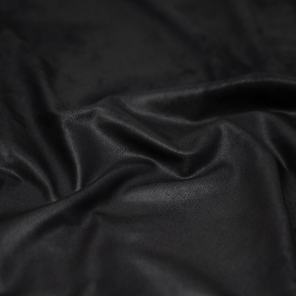 Cowboy Faux Leather Foil Printed Spandex Fabric | Blue Moon Fabrics
