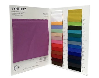 Synergy Polyester Spandex Color Card