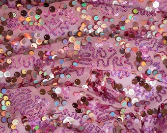 Fame Stretch Mesh Sequin Fabric | Blue Moon Fabrics