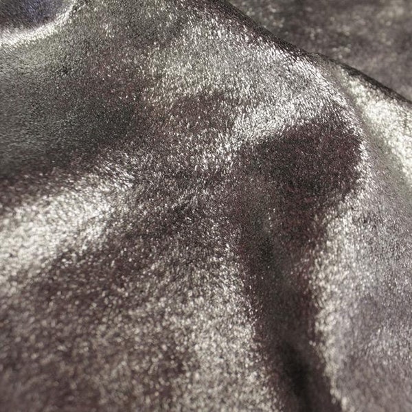 D Isis Foiled Stretch Velvet | Blue Moon Fabrics