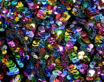 Harley Stretch Velvet Sequin | Blue Moon Fabrics