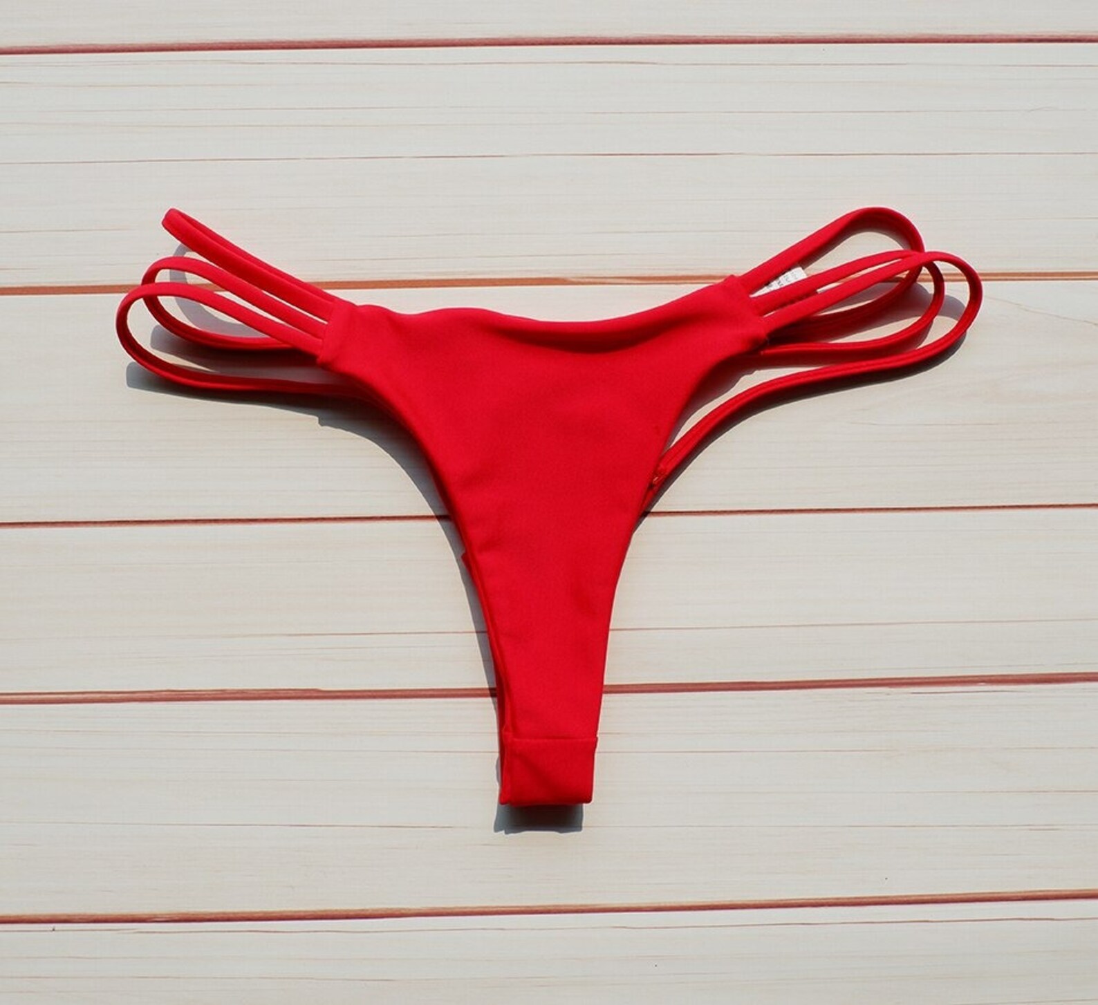 Sexy Thong Bikini Bottoms Women Red G-string Brazilian Thongs - Etsy
