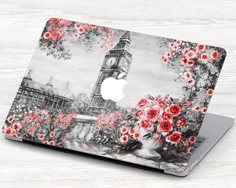 Big Ben Macbook Pro 16 Inch Case Mac 13 Air Case London Macbook Pro 13 Case Mac 15 Pro Case Pink Flowers Macbook 12 Case Mac 11 Air SD0549