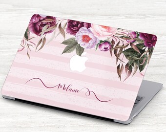 Peonies 16 In Macbook Pro Case 13-Inch Monogram Macbook Air Case Macbook Pro 13 Touch Bar Geometry Macbook Case 15 Inch Macbook Pro SD0151