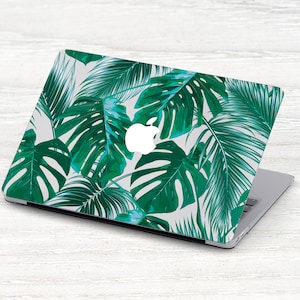 Tropical Leaves Macbook Case: Stylish Protective Plastic Sleeve