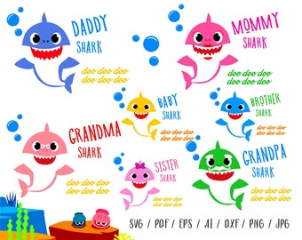 Download Baby Shark Svg Etsy SVG, PNG, EPS, DXF File