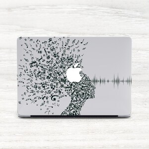 Music Art Waves 16 In MacBook Pro Case Laptop MacBook Air 13 Inch Laptop Cover MacBook Pro 13 Inch 2022 MacBook Pro 15 Inch Case SD0024 image 2