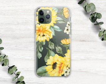 Yellow Flowers iPhone 12 Case iPhone 13 Pro Max Cover iPhone 6S Clear Case iPhone 12 Mini Case iPhone 14 Max Silicone Case iPhone 7 SD0573