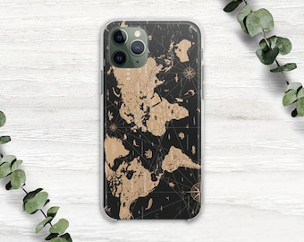 Map iPhone 13 Silicone Case iPhone 12 Pro Max Soft Case World Map iPhone 12 Pro Case iPhone 11 Pro Max Cover iPhone 11 Pro Case SD0571