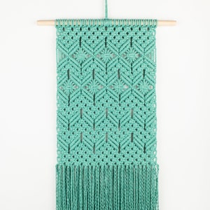 Macrame Wall Hanging, Large Hand Knotted Wall Decor Piece, Unique Fiber Art image 1